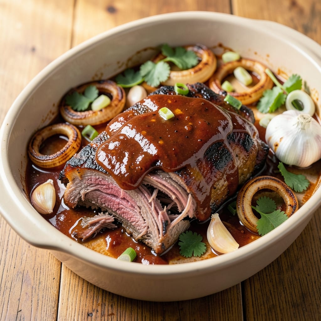 BBQ Pulled Beef Crock Pot Recipe: Smoky Fall-Apart Tenderness in 8 Hours
