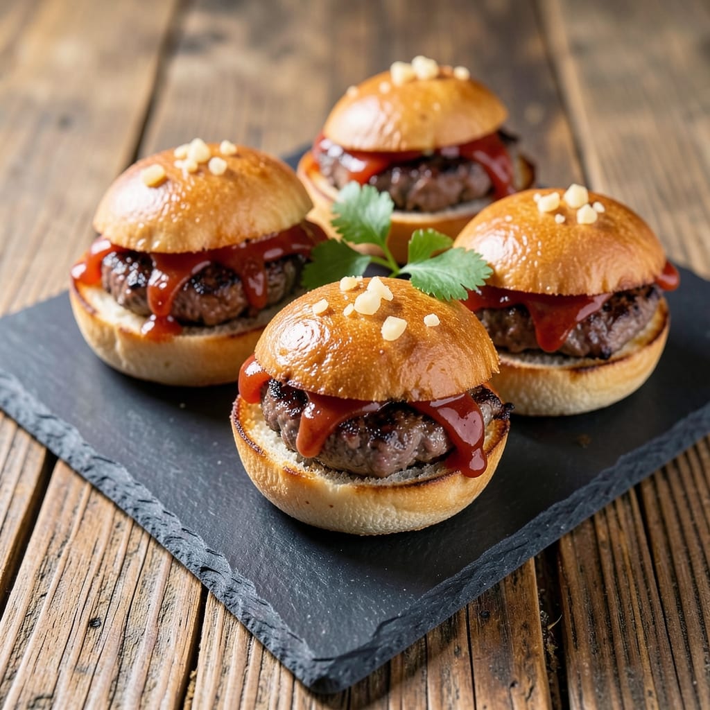 Barbecue Beef Sliders Recipe: Mini Burgers With Smoky Char and Melty Cheese