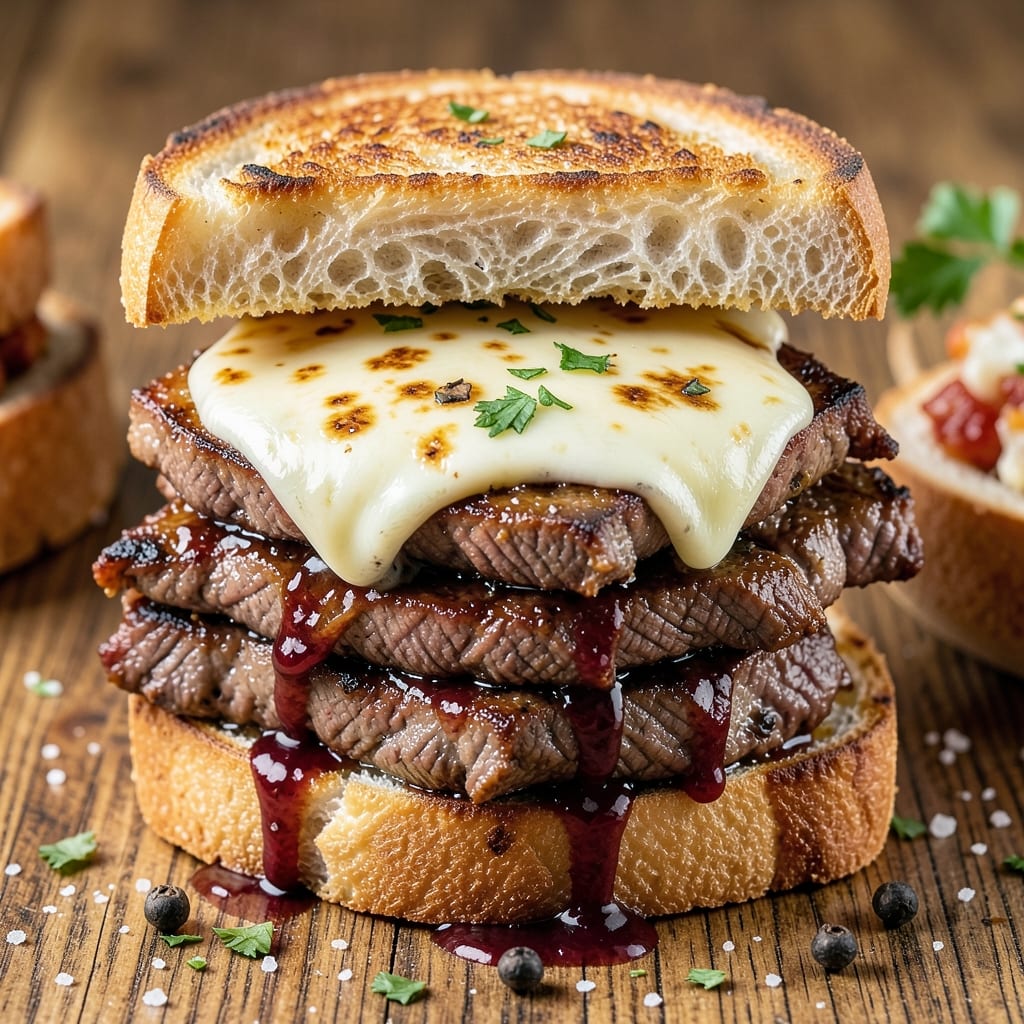 Al's Chicago Italian Beef Sandwich Recipe: Slow-Simmered Juiciness with Crispy Provel Cheese