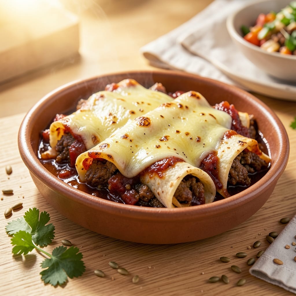 Authentic Beef Enchiladas Recipe With Corn Tortillas: Smoky Chipotle Cheese Hugs Every Bite