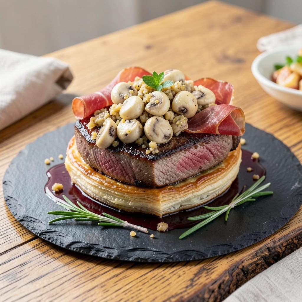5 Star Beef Wellington Recipe: Crispy Pastry Hugs Juicy Pink Center