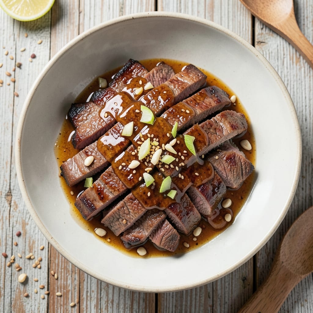 Asian Ginger Beef Recipe: Zesty Stir-Fry with Glossy Soy Glaze