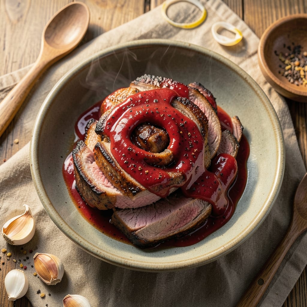 Air Fryer Rotisserie Beef Roast Recipe: Crispy Bark, Juicy Core in 1 Hour