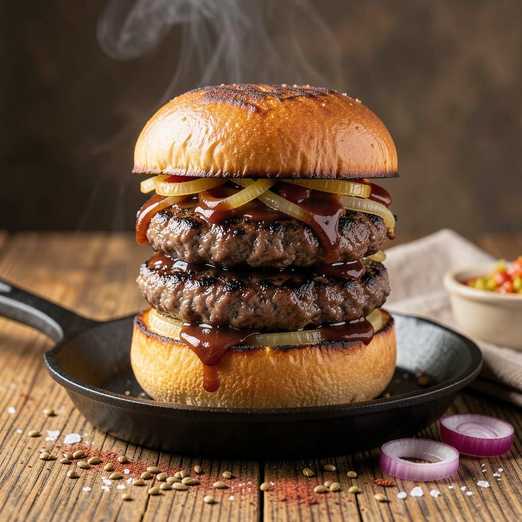 Barbecue Beef Burgers Recipe: Smoky Char and Juicy Centers Guaranteed
