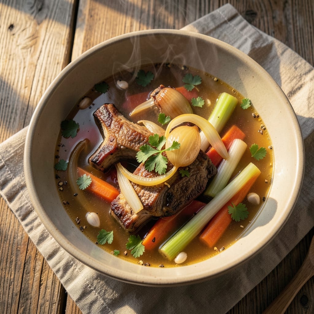 Beef Bone Broth Vegetable Soup Recipe: Umami-Infused Comfort in One Pot