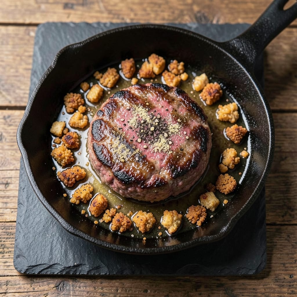 American Beef Patties Recipe: Juicy Burgers With Caramelized Corn Crust