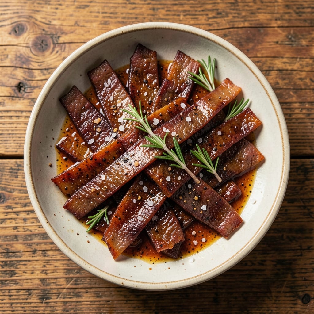 BBQ Flavored Beef Jerky Recipe: Smokehouse Heat Without the Grill
