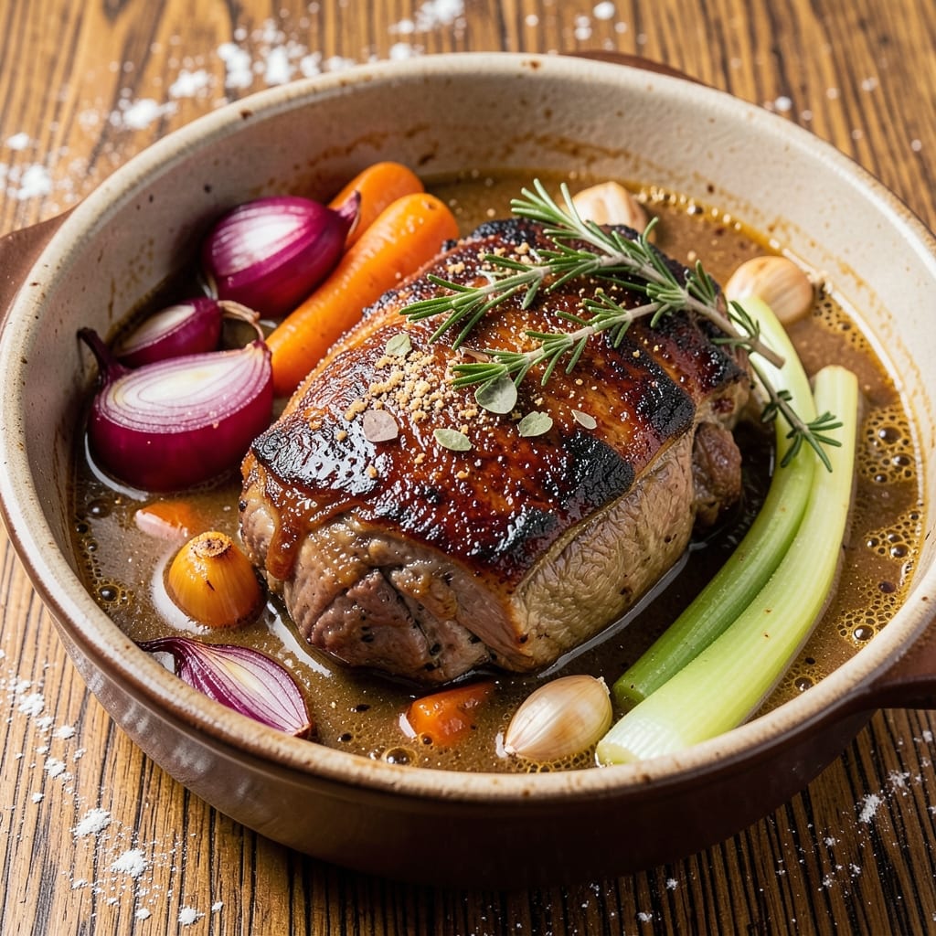 5-Star Beef Pot Roast Recipe: Slow-Braised to Glossy, Fork-Tender Luxury