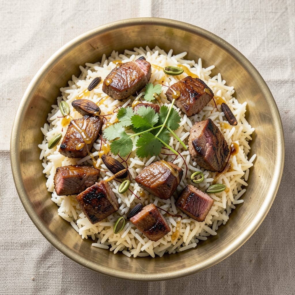 Bannu Beef Pulao Recipe: Smoky Char and Cardamom-Infused Fragrance