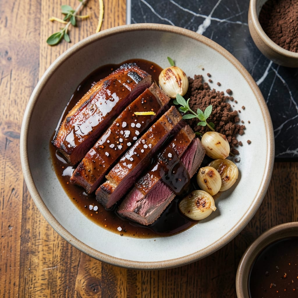 Alternative Roast Beef Recipe: Slow-Smoked Coffee and Mustard Depth