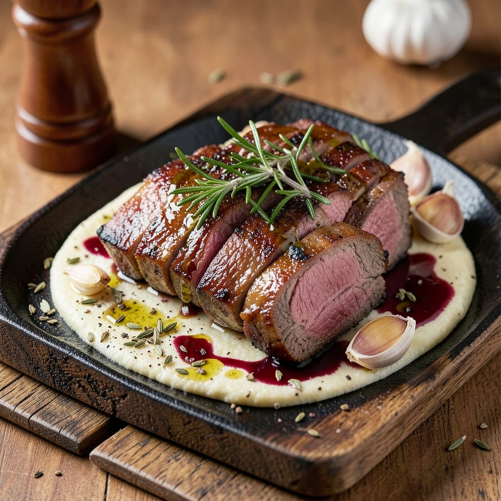 Italian Beef Heart Recipe: Marinated in Red Wine and Rosemary