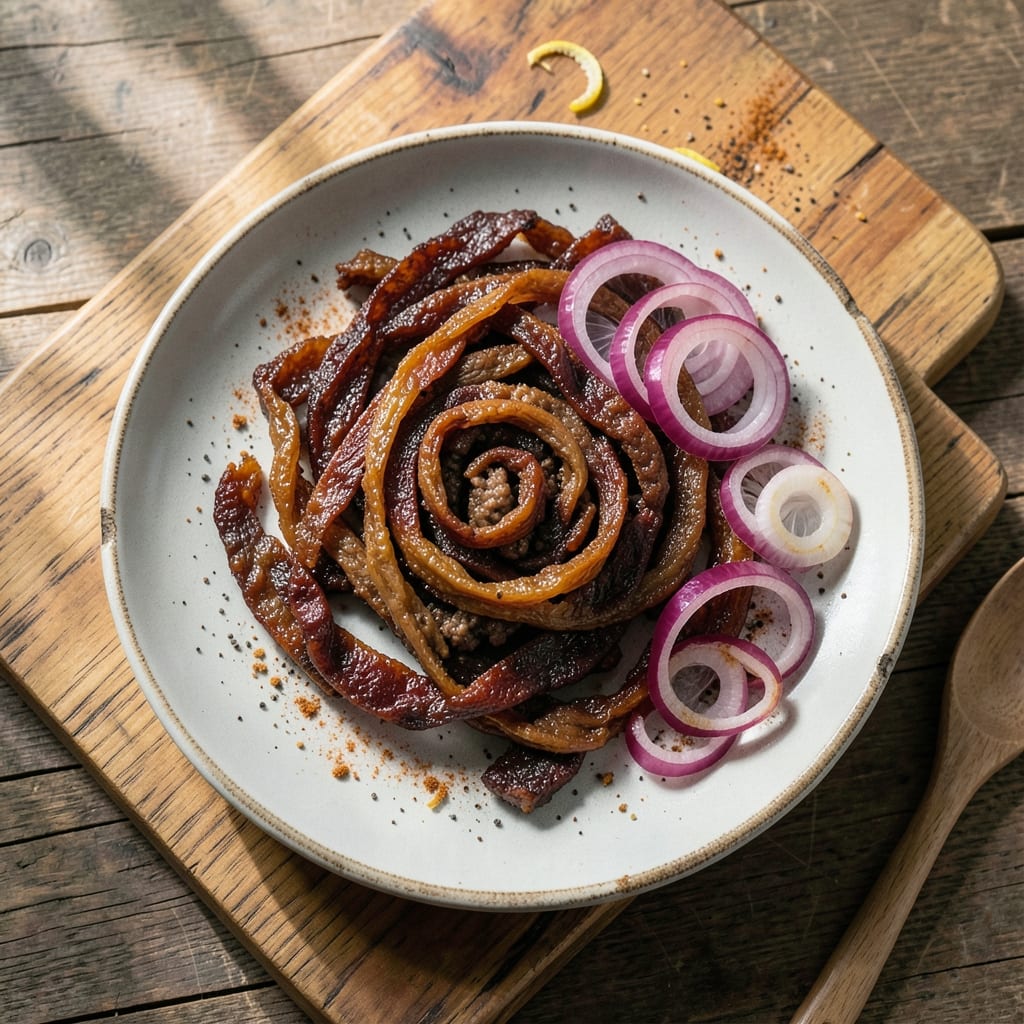 BBQ Ground Beef Jerky Recipe: Chewy, Smoky Bites with Pantry Staples