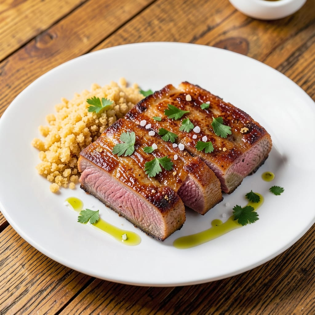 Baked Beef Cutlet Recipe: Crispy Golden Crust with Juicy Pink Centers