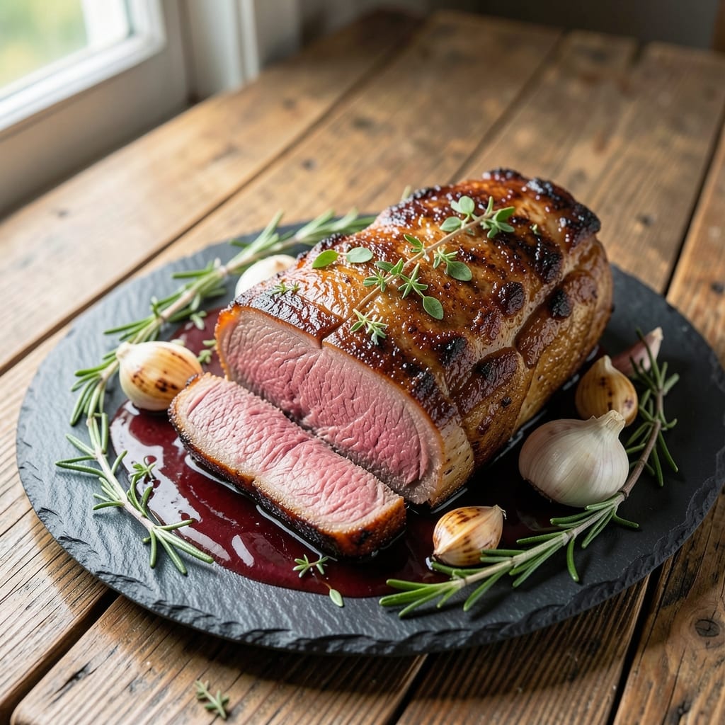 American Roast Beef Recipe: Dry-Brined Crust Meets Juicy Pink Heart
