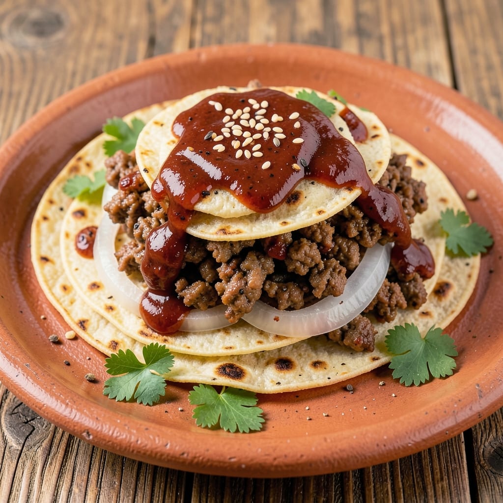 Authentic Mexican Ground Beef Taco Recipe from Scratch: Smoky Cumin and Charred Corn Flavor