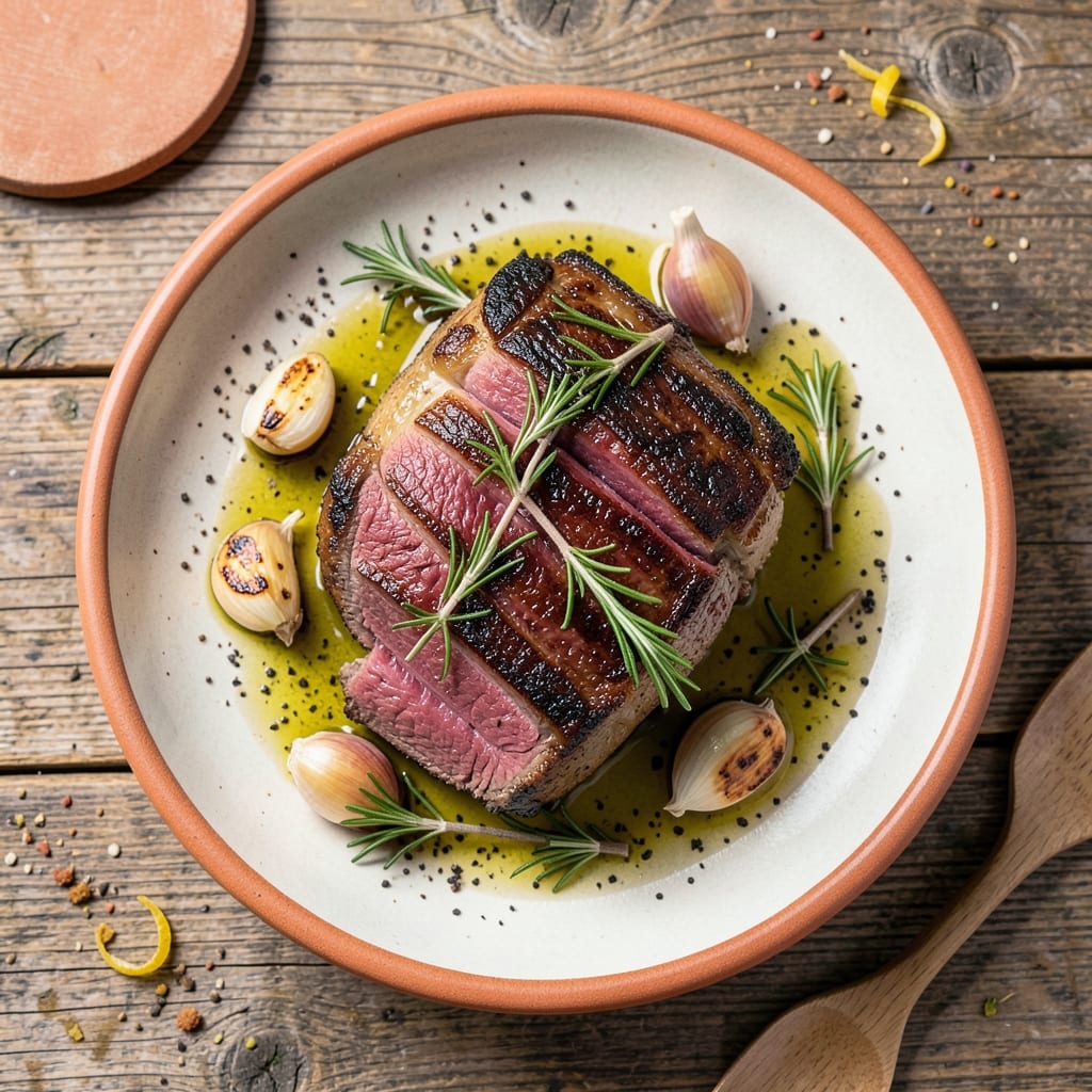 Authentic Italian Roast Beef Recipe: Roman-Style Pan-Roasted with Rosemary Crust