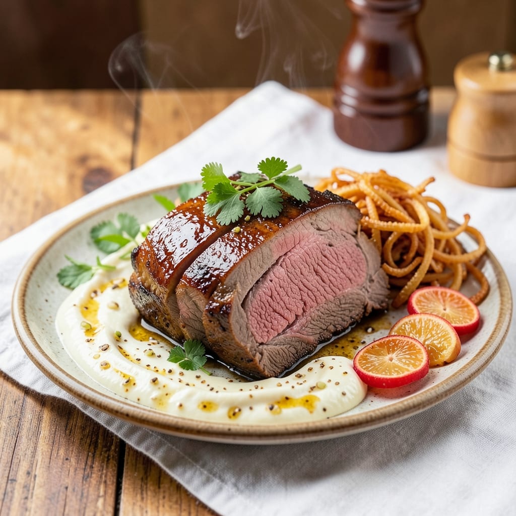 African Roast Beef Recipe: Spiced Yogurt and Tomato Braised to Rich Perfection