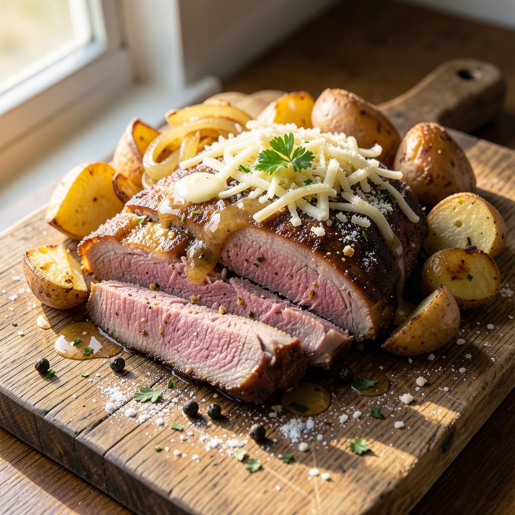 Leftover Corned Beef Recipe: Reinvented Hash with Crispy Potato Crust