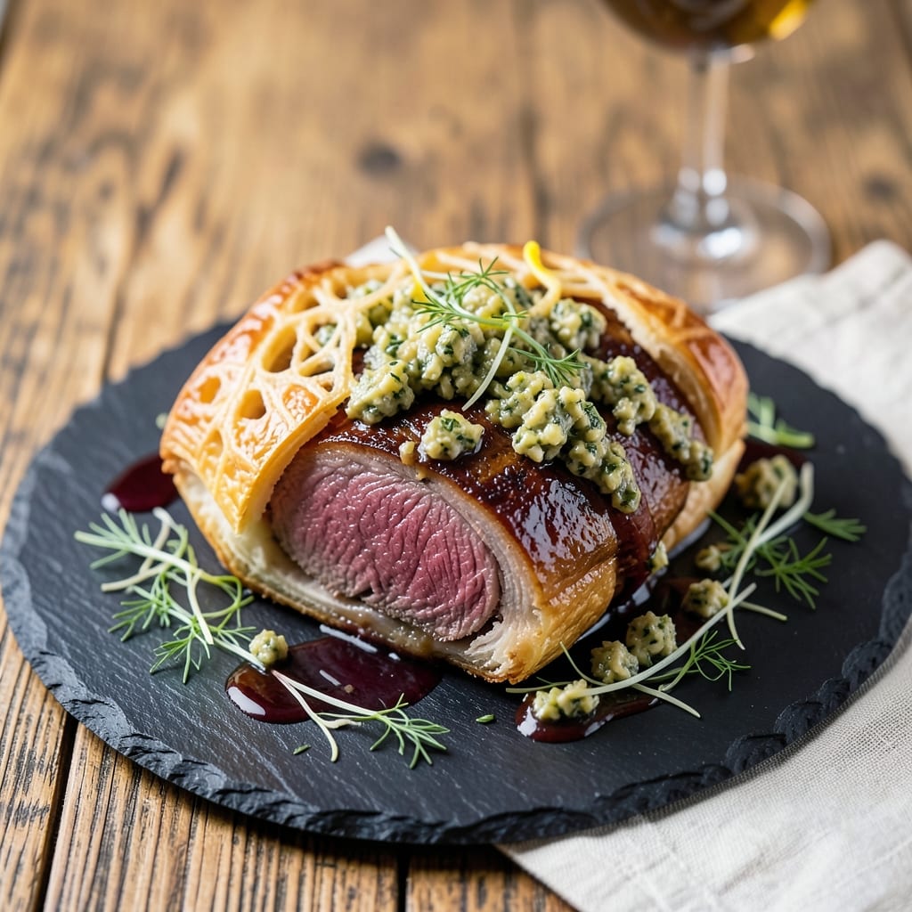 Alvin Zhou's Beef Wellington Recipe: Puff Pastry Crust Meets Savory Duxelles Magic