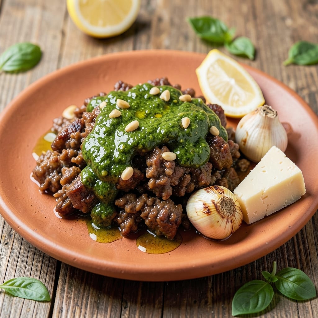 Ground Beef Pesto Recipe: Basil-Infused One-Pan Protein Power