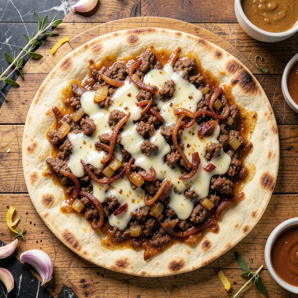 Baked Beef Quesadilla Recipe: Crispy Tortilla Crusts with Melted Cheese Rivers