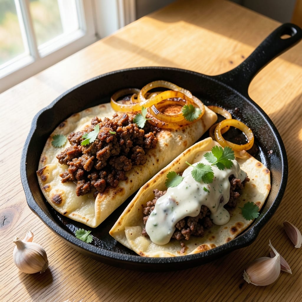 Authentic Ground Beef Chimichanga Recipe: Crispy Tortilla Hugs Spiced Beef Magic