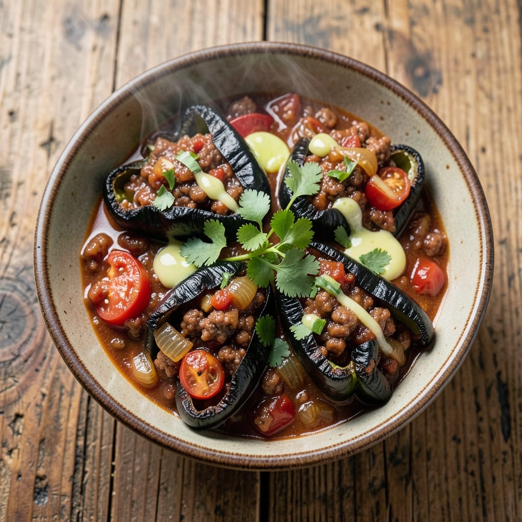 Baked Beef Chili Relleno Recipe: Crispy Pastry Hugs Spiced Beef Filling