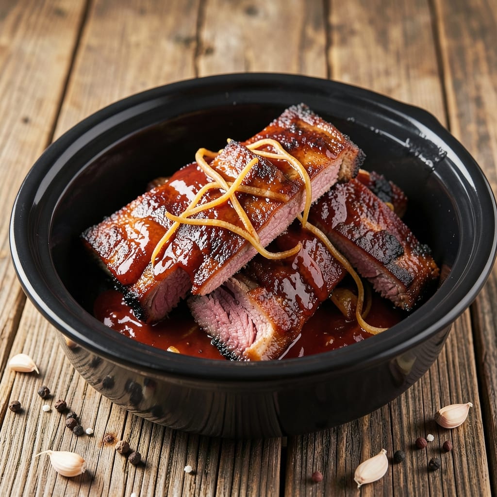 BBQ Beef Ribs Slow Cooker Recipe: Fall-Off-Bone Tenderness Without Watching