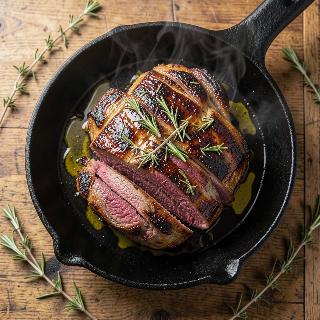 Angus Beef Sirloin Roast Recipe: Reverse-Seared Marbling Magic