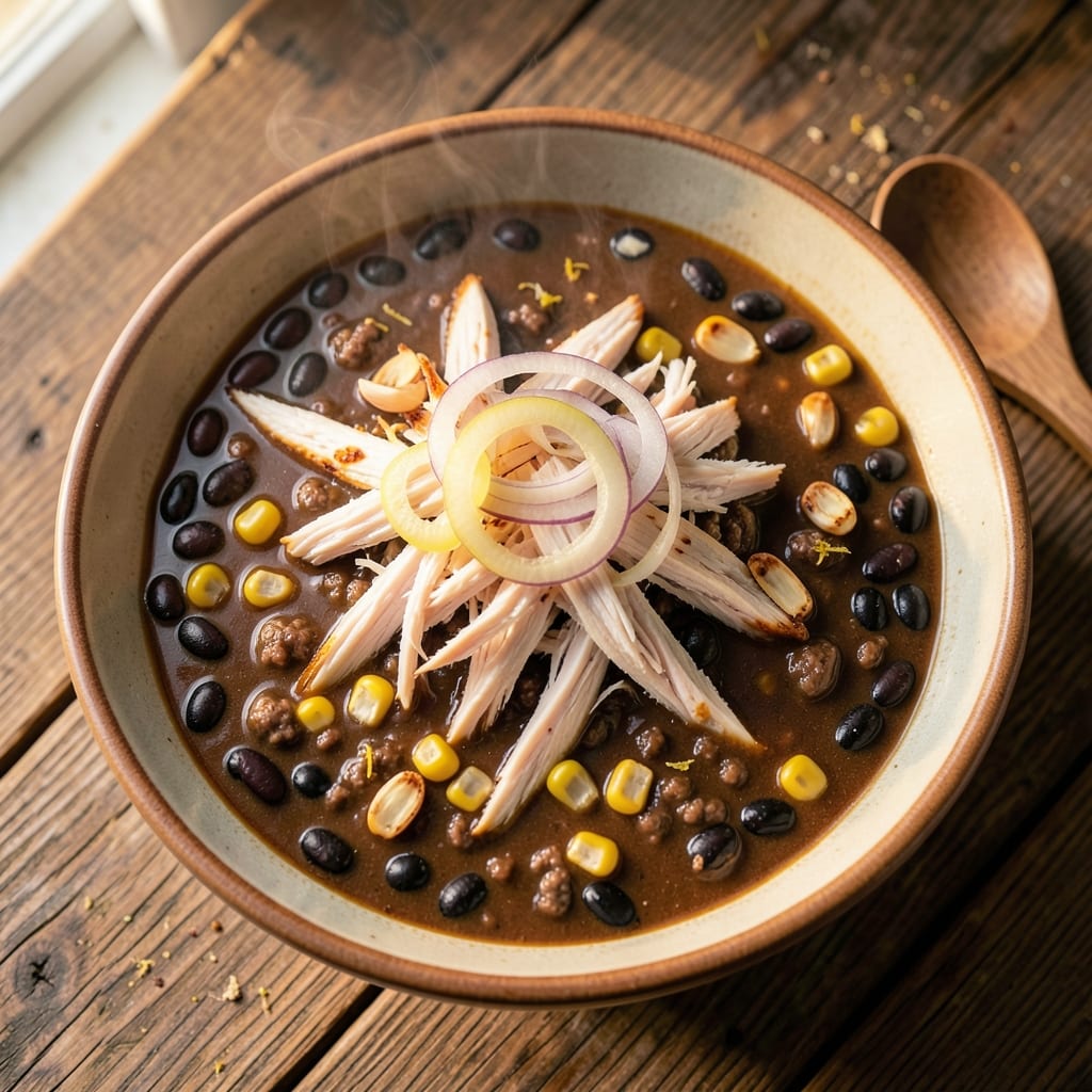 Beef A Roo Chicken Tortilla Soup Recipe: Smoky Cumin and Charred Corn Fiesta