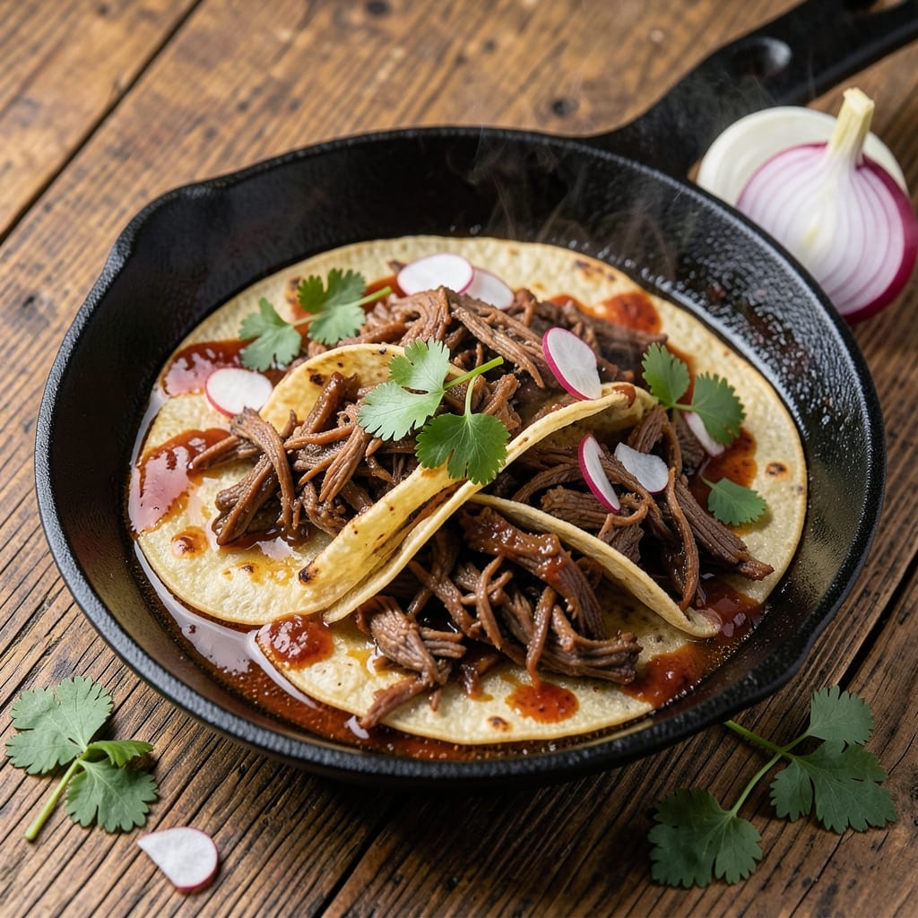Authentic Beef Birria Tacos Recipe: Smoky Chipotle-Braised Meat with Crispy Tortilla Hugs